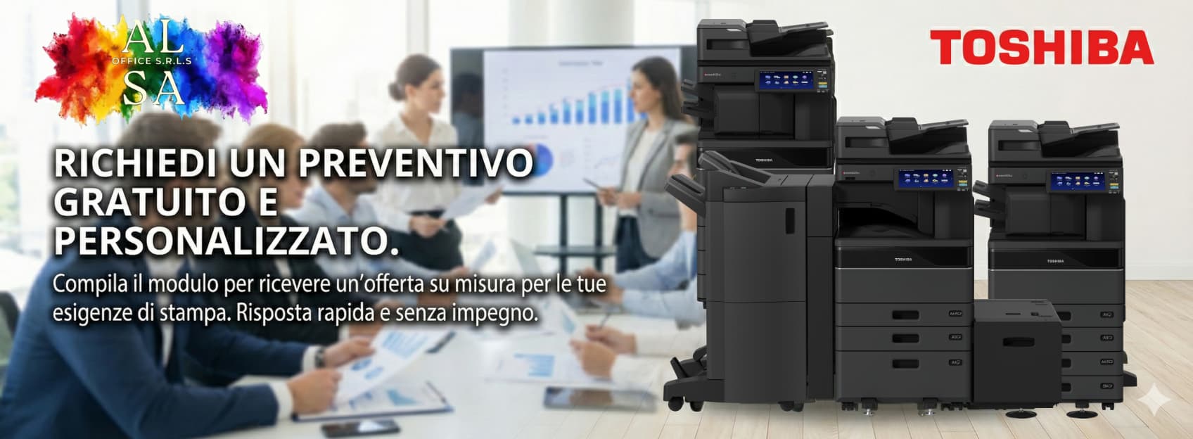 Richiedi un preventivo gratuito ad Alsa Office